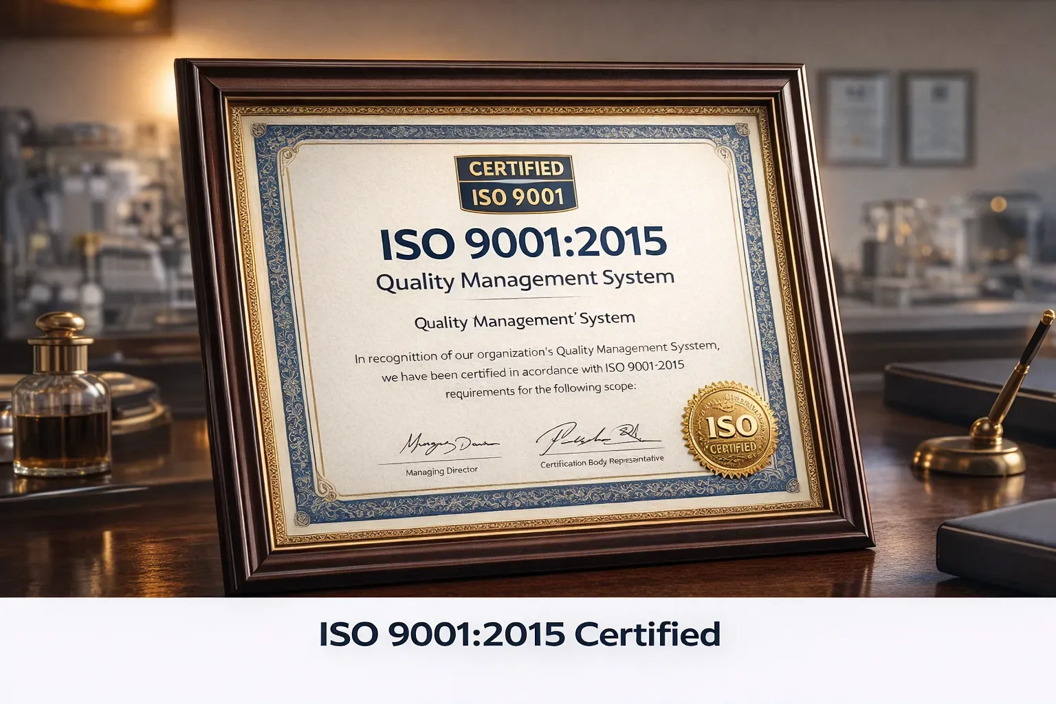 ISO 9001:2015 Certified